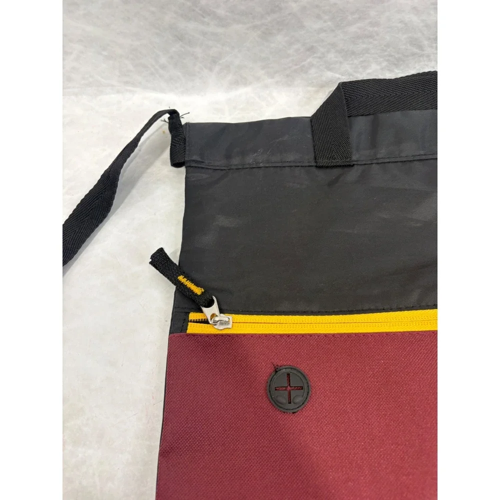 Cumbres & Toltec Scenic Railroad‎ Drawstring Backpack Bag Burgundy Black Train